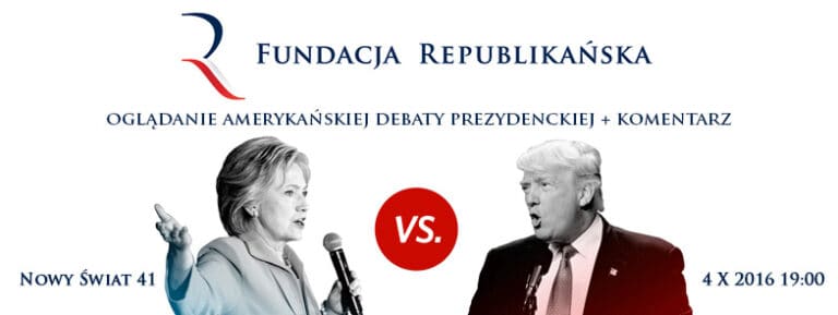 Debata Clinton vs Trump w Fundacji Republikańskiej